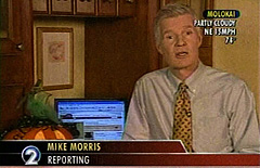 Medialink's Morris, falsely identified as a reporter by KHON-2