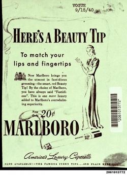 1940s Marlboro ad
