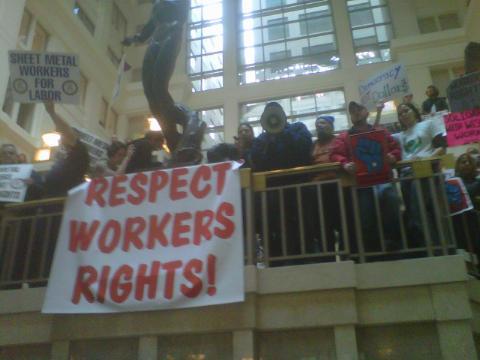 BGR D.C. Protest Atrium