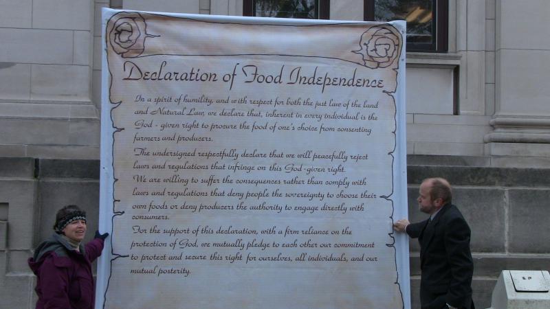 Declaration of Food Independence