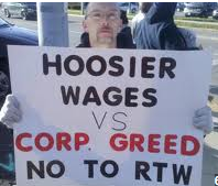 Hoosier protests RTW