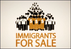 Immigrants for sale