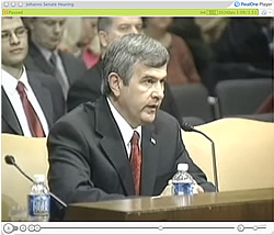 USDA Secretary Mike Johanns' confirmation hearing, as reported by BMTC.