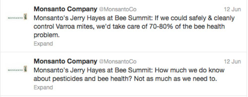 Monsanto tweets