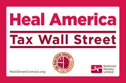 "Heal America, Tax Wall Street"