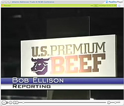 Opening shot from one of USDA reporter Bob Ellison's TV segments.