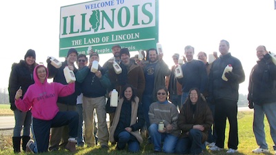Raw Milk Activists at the Illinois Border