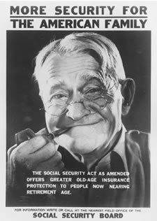 Historic Social Security poster. (Source: National Archive)