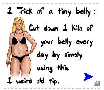 "Trick of a Tiny Belly" ad