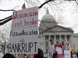 Wisconsin isn't broke Fitzwalkerstan is bankrupt