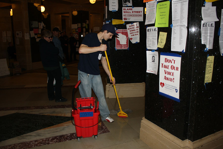Cleaning up at the Capitol