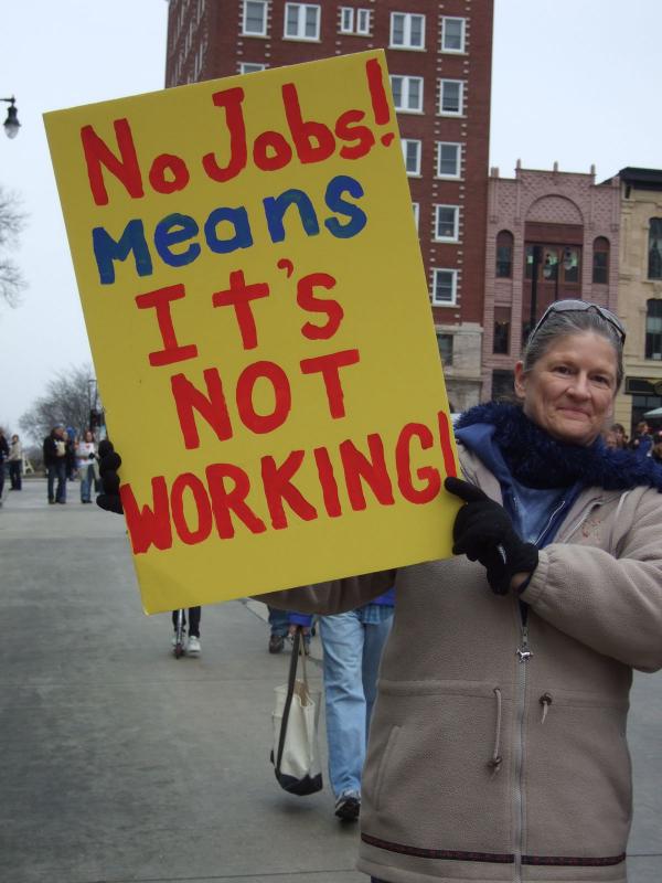 No Jobs Means Its Not Working
