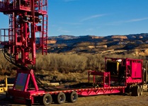 Rogue Pressure Service's "pink rig" in Colorado