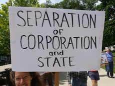 Separation of corporation and state